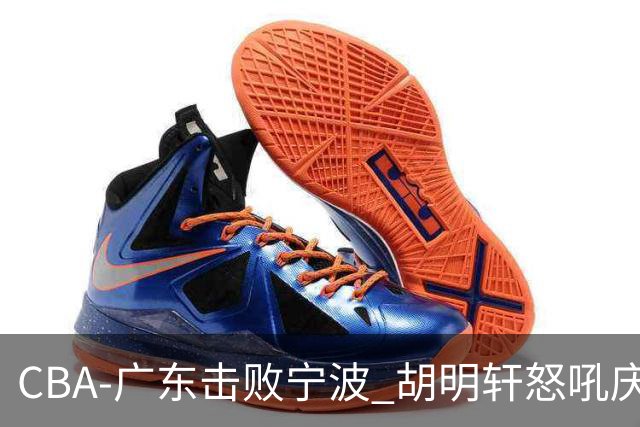 CBA-广东击败宁波 胡明轩怒吼庆祝胜利